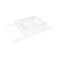 Kaldewei Cono Waschbecken 60x50 cm rechteckig Aufsatzwaschbecken weiß glanz 902106013001
