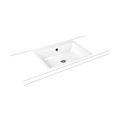 Kaldewei Puro Waschbecken 60x46 cm rechteckig Einbauwaschbecken weiß glanz 900106013001