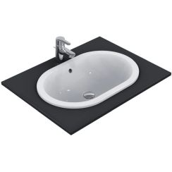 Ideal Standard Connect Waschbecken 62x41 cm oval Einbauwaschbecken weiß glanz E504901