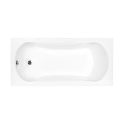 Besco Aria Rechteckige Badewanne 160x70 cm weiß #WAA-160-PA