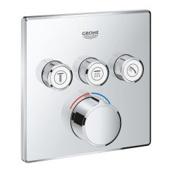 Grohe SmartControl Badewannen- und Duscharmatur Unterputz StarLight Chrome 29149000