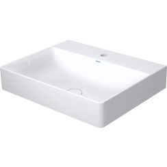 Duravit DuraSquare Waschbecken 60x47 cm rechteckig Klassisch-Möbel weiß glanz 2353600071