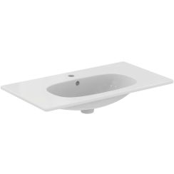 Ideal Standard Tesi Waschbecken 82.5x45 cm rechteckig Klassisch-Möbel-mit Blatt weiß glanz T350901