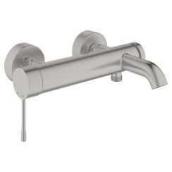 Grohe Essence Badewannen- und Duscharmatur Wandmontage SuperSteel 33624DC1