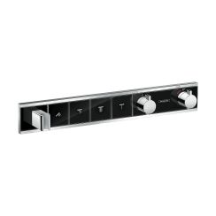 Hansgrohe RainSelect Badewannen- und Duscharmatur Unterputz mit Thermostat chrom-schwarz 15357600