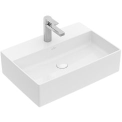 Villeroy & Boch Memento 2.0 Waschbecken 60x42 cm rechteckig Aufsatzwaschbecken weiß glanz 4A076001