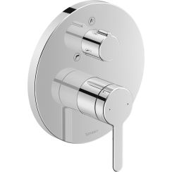 Duravit C.1 Badewannen- und Duscharmatur Unterputz chrom C15210018010