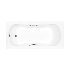 Besco Aria Plus Rechteckige Badewanne 130x70 cm weiß #WAA-130-PU