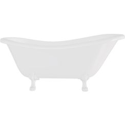 Besco Otylia Freistehende Badewanne 168.5x76 cm oval weiß #WKO-170W+B
