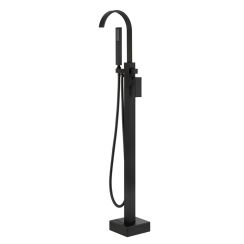Besco Modern badewannen- und duscharmatur freistehend schwarz BW-MII-CZ