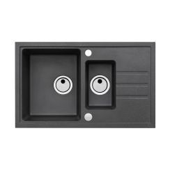 Alveus Intermezzo Granitspüle 78x48 cm schwarz 1307091