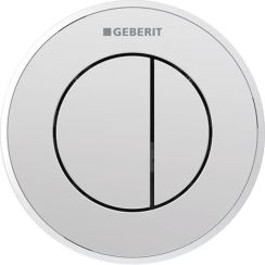 Geberit Typ 10 Betätigungsplatte für Toilette glänzender Chrom-mattchrom 116.056.KH.1