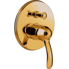 Tres Monoclasic Badewannen- und Duscharmatur Unterputz gold 242.180.01.OR
