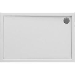 Oltens Superior Rechteckige Duschwanne 120x80 cm weiß 15003000