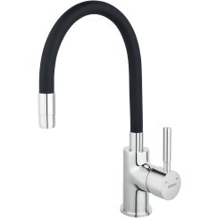Ferro Zumba küchenarmatur stehend chrom-schwarz BZA4B