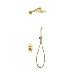 Omnires Darling Duschset Unterputz mit Kopfbrause gold SYSDA18GL