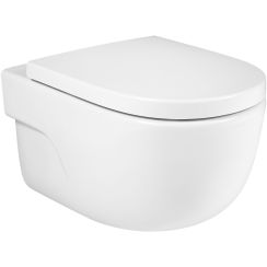 Roca Meridian WC-Becken hängend Spülrandlos weiß A34624L000