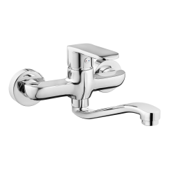 Invena Siros küchenarmatur Wand chrom BC-90-001