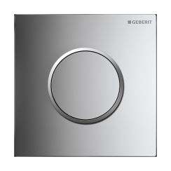Geberit Typ 10 Betätigungsplatte für Urinal glänzender Chrom-mattchrom 116.015.KH.1