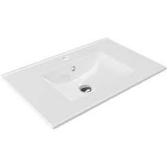 Excellent As Waschbecken 81x46.5 cm rechteckig Möbel-Einbauwaschbecken weiß glanz CEEX.3617.800.WH