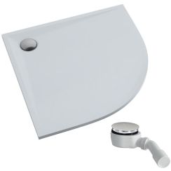 Schedpol Etrusco Halbrunde Duschwanne 80x80 cm weiß 3463