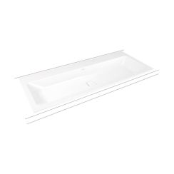 Kaldewei Cono Waschbecken 120x50 cm rechteckig Einbauwaschbecken weiß glanz 901806003001