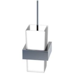 Steinberg Toilettenbürstengarnitur zum Schrauben chrom-glas 4602903