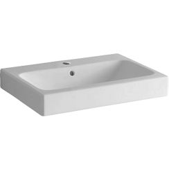 Geberit iCon Waschbecken 60x48.5 cm rechteckig Klassisch-Möbel weiß glanz 124060000