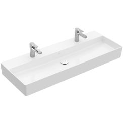 Villeroy & Boch Memento 2.0 Waschbecken 120x47 cm rechteckig Klassisch-Möbel weiß glanz 4A22CK01