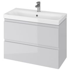 Cersanit Moduo Waschtisch mit Unterschrank 79.5 cm grau S801-224-DSM