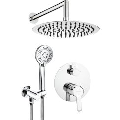 Deante Arnika Duschset Unterputz mit Kopfbrause chrom NAC_09QP