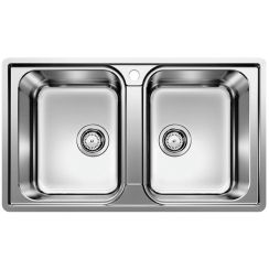 Blanco Lemis 8-IF Edelstahlspüle 86x50 cm stahl 523039