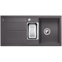 Blanco Metra 6 S Granitspüle 100x50 cm grau/graphit/onyx 518877