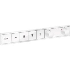 Hansgrohe RainSelect Badewannen- und Duscharmatur Unterputz mit Thermostat weiß 15382700