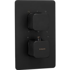 Deante Box Badewannen- und Duscharmatur Unterputz mit Thermostat schwarz BXY_NECT