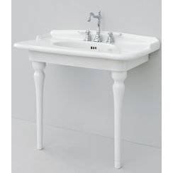 Art Ceram Hermitage Waschbecken 92x58 cm rechteckig Klassisch weiß glanz HEL00501;00
