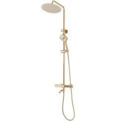 Rea Lungo badewannen- und duschset Wand mit Thermostat gold REA-P4114