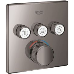 Grohe Grohtherm SmartControl Badewannen- und Duscharmatur Unterputz mit Thermostat Hard Graphite 29126A00
