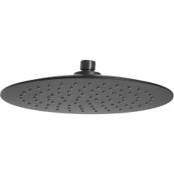 Invena Musta Kopfbrause 25x25 cm rund schwarz SC-D1-075