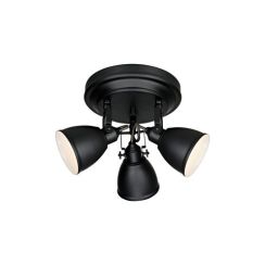 Markslöjd Fjällbacka Deckenlampe 3x40 W schwarz 105815