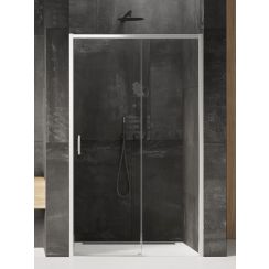 New Trendy Prime Duschtüren 120 cm Schiebe- chrom Glanz/durchsichtiges Glas D-0303A