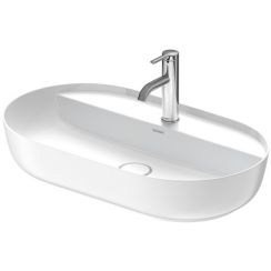 Duravit Luv Waschbecken 70x40 cm oval Aufsatzwaschbecken weiß matte 0380702600
