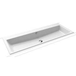 Kaldewei Puro Waschbecken 120x46 cm rechteckig Einbauwaschbecken weiß glanz 907106003001