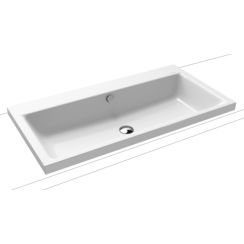 Kaldewei Puro Waschbecken 90x46 cm rechteckig Aufsatzwaschbecken weiß glanz 900506003001