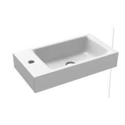 Kaldewei Puro Waschbecken 55x30 cm rechteckig Klassisch weiß glanz 901206393001