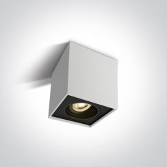 One Light Karlowasi Deckenlampe 1x10 W weiß-schwarz 12105YA/W