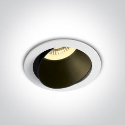 One Light Vitali Eingebaute Lampe 1x10 W weiß-schwarz 11105M/W/B
