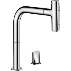 Hansgrohe Metris Select M71 Küchenarmatur Stehend chrom 73818000