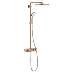Grohe Euphoria Duschset Wandmontage mit Thermostat mit Kopfbrause Brushed Hard Graphite 26507AL0