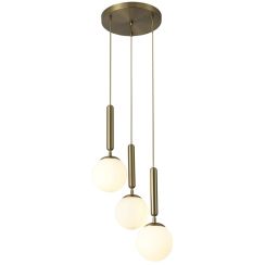 Rabalux Divina Pendelleuchte 3x9 W weiß-gold 5353